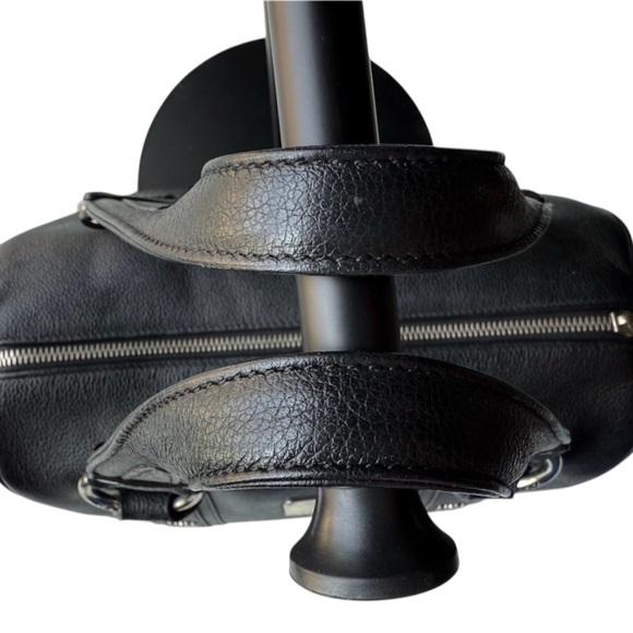 MCM Black Leather Satchel - Picture 9 of 10